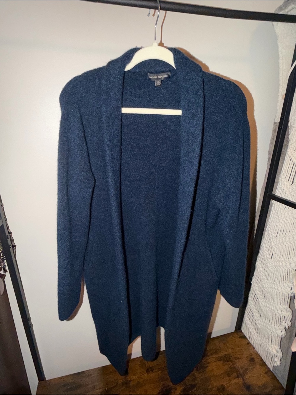 Banana Republic Wool Navy Cardigan